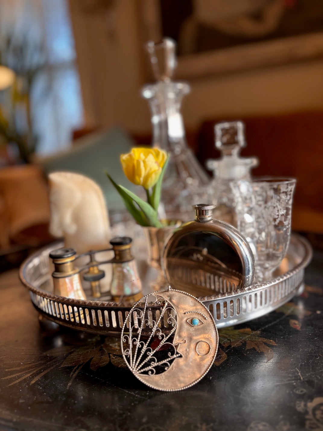 Crystal Square Decanter with Stopper